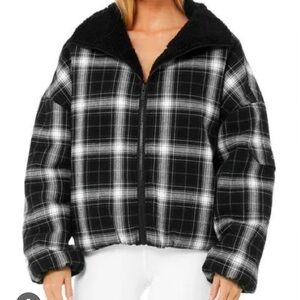 ALO Yoga Plaid Legacy Bomber